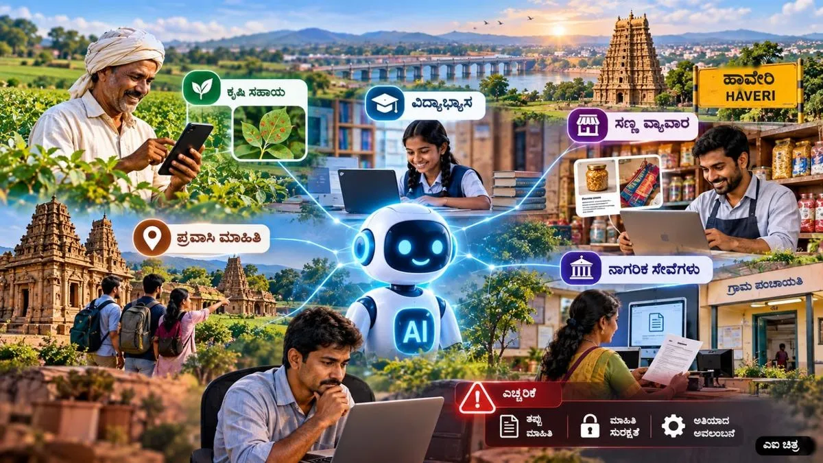 ಹಾವೇರಿಯಲ್ಲೂ ಎಐ ಬಳಕೆ ಸುಲಭ